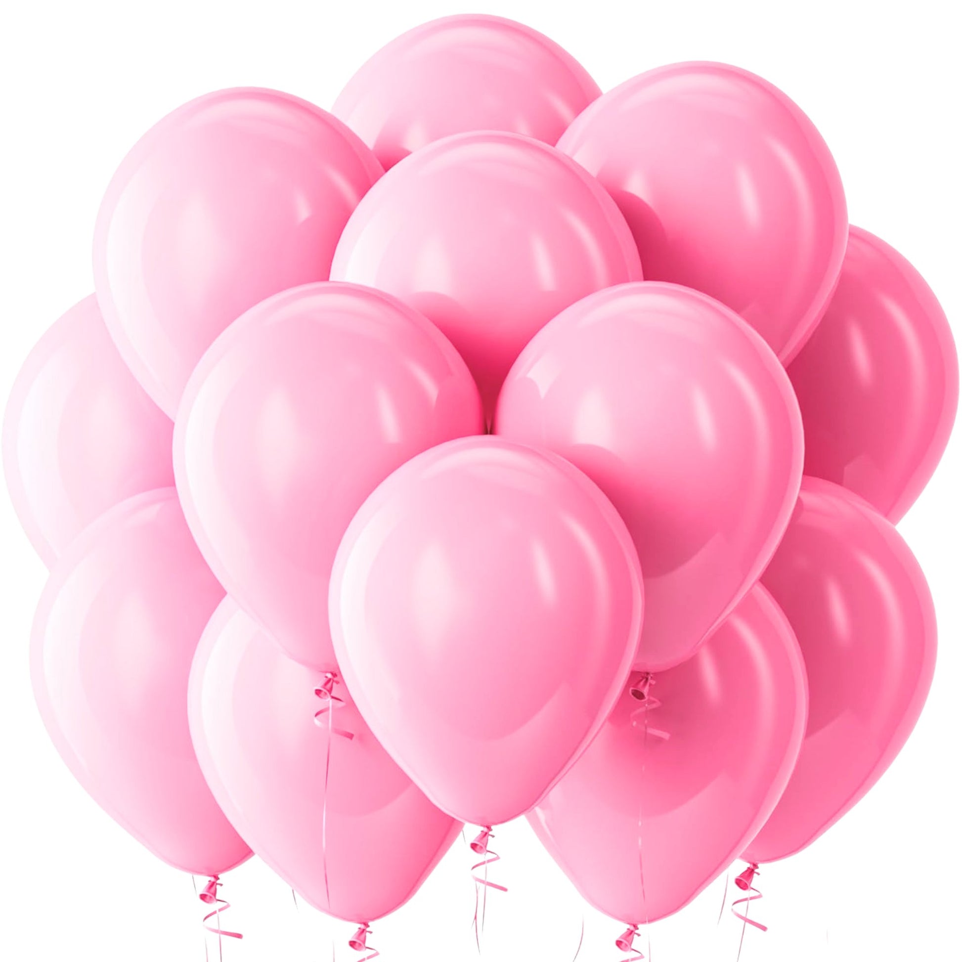Helium-Quality Natural Latex Balloons  Light Pink, Safe for Age 8+ – Elegant Party & Event Decorations