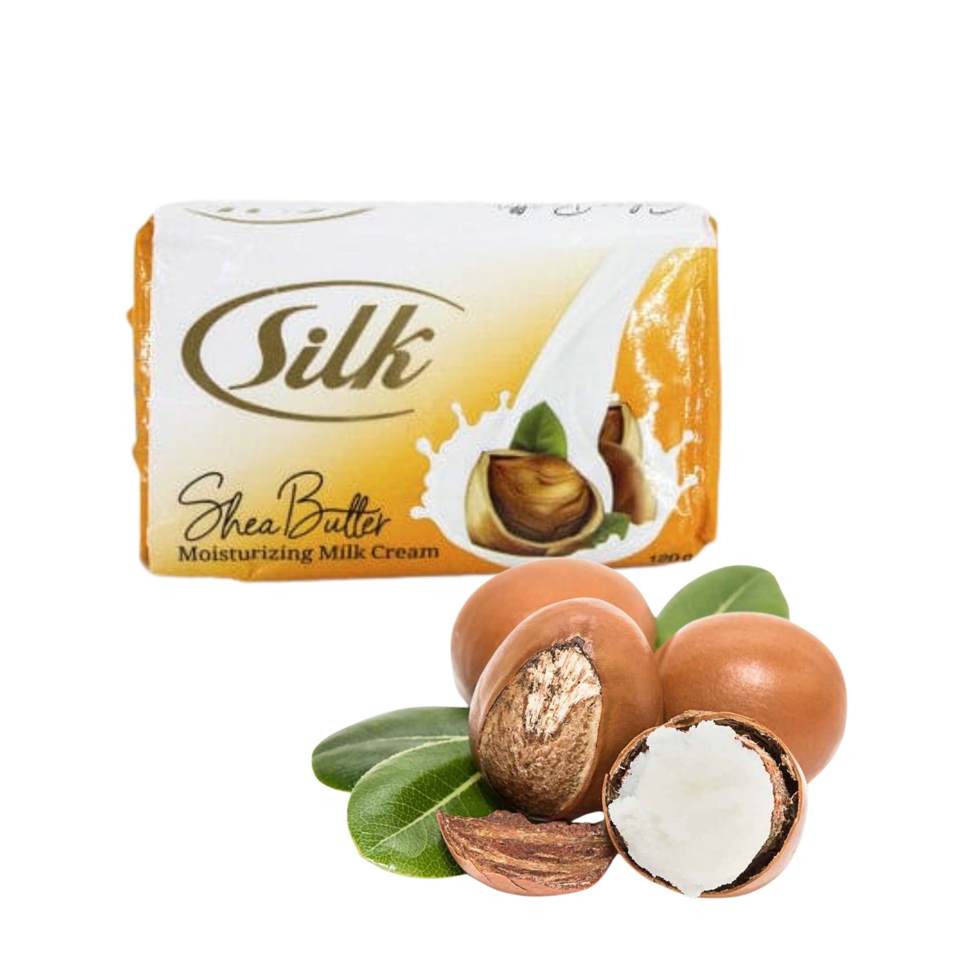 100g Silk Shea Butter Moisturizing  Milk Cream Soap