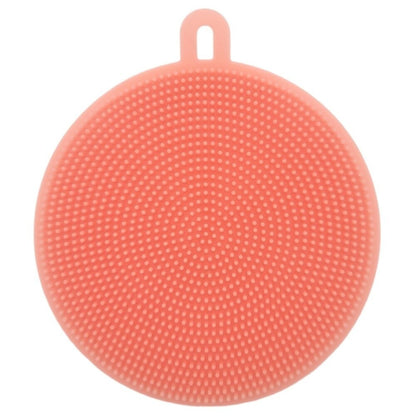 4.3" Round Silicone Sponge Scrubber