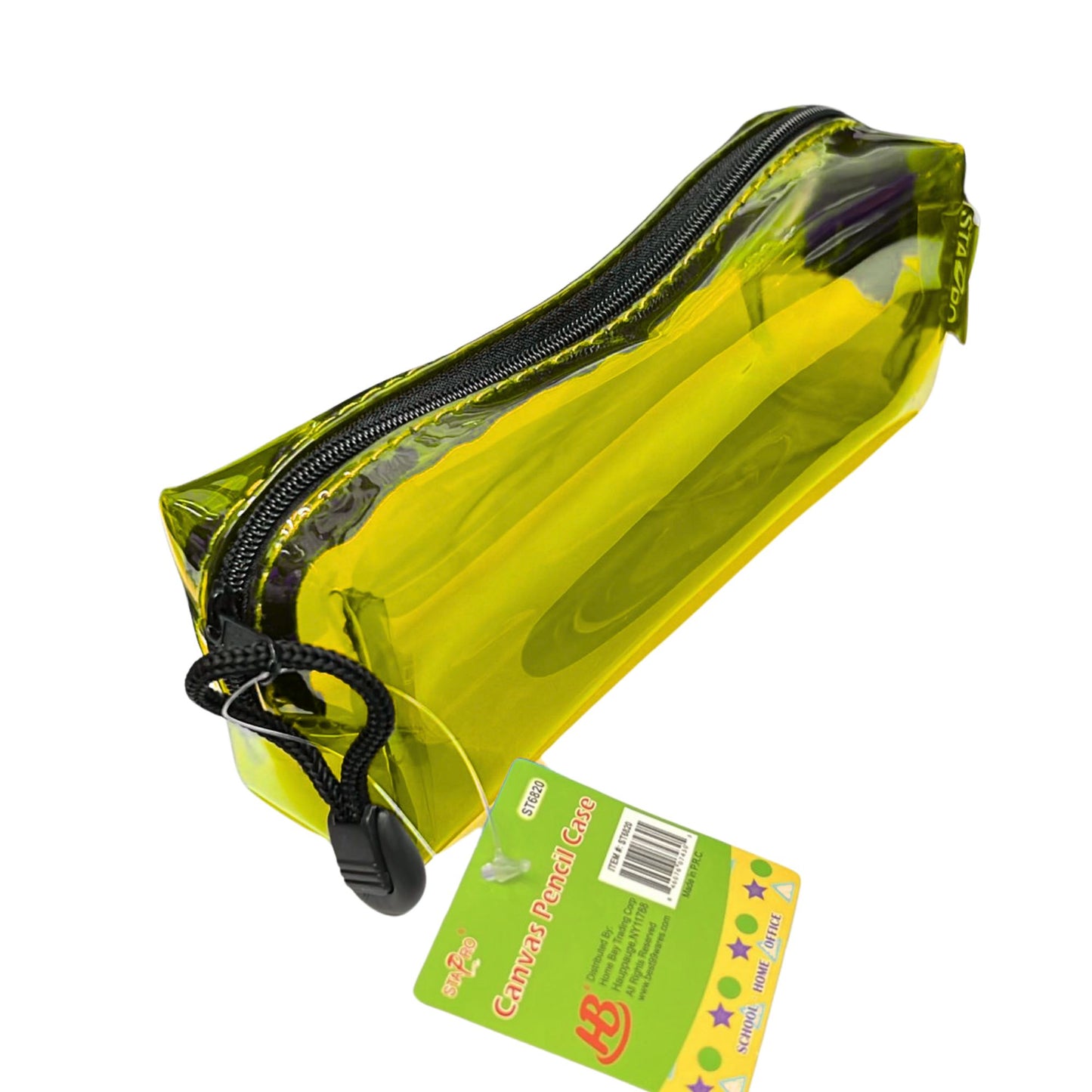 PVC Transparent Zipper Pouch,Travel Cosmetic or Pencil Case