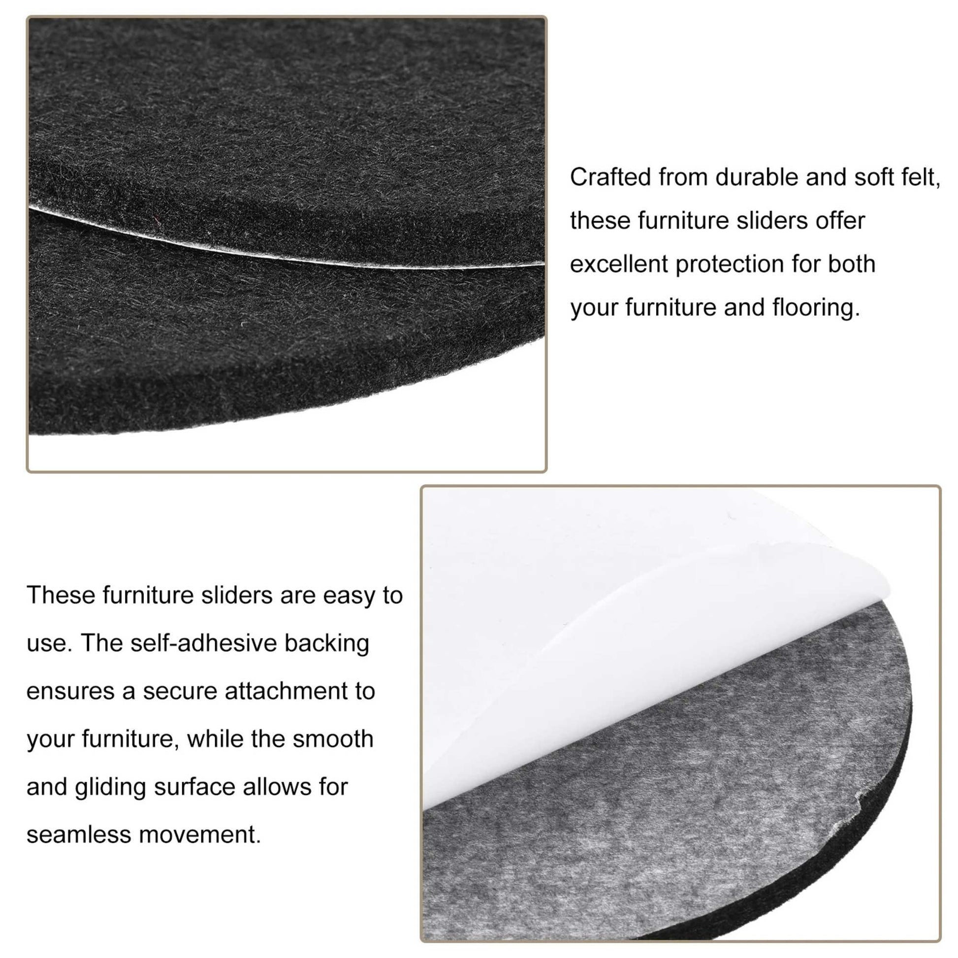 Round Felt Pads Set, Furniture & Floor Protectors
