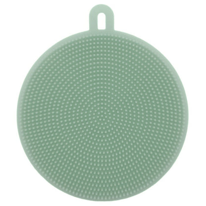 4.3" Round Silicone Sponge Scrubber