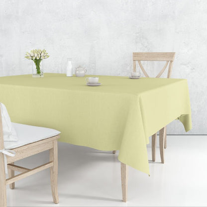 Tablecover Plastic Ivory Rectangular 
