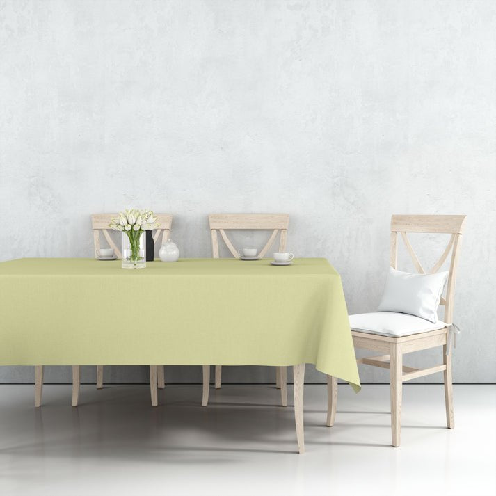 Tablecover Plastic Ivory Rectangular 